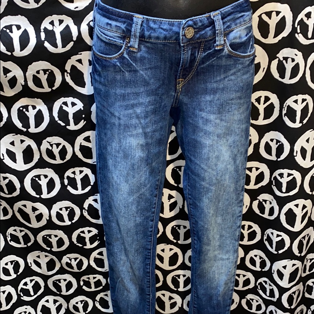 MAVI SERENA LOW RISE SUPER SKINNY DENIM BLUE JEANS SZ  26/32